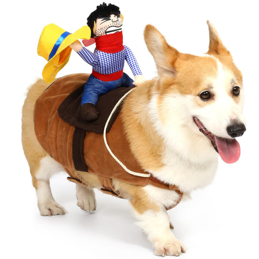 T2Y Cowboy Rider Dog Costume - Halloween Dachshund【M】 The Dachshund Zone