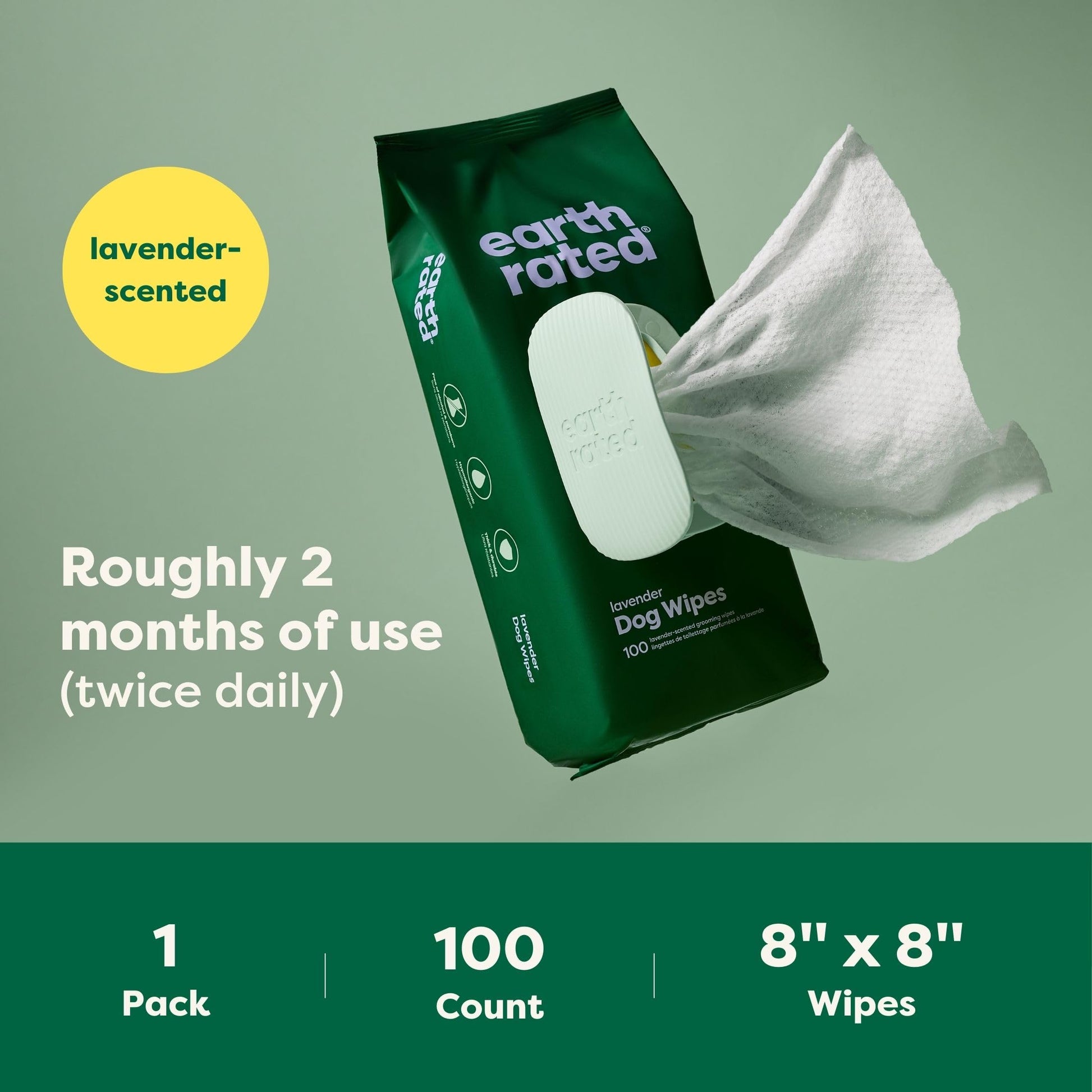 Earth Rated Dog Wipes, Hypoallergenic, Cleaning and Hydrating The Dachshund Zone