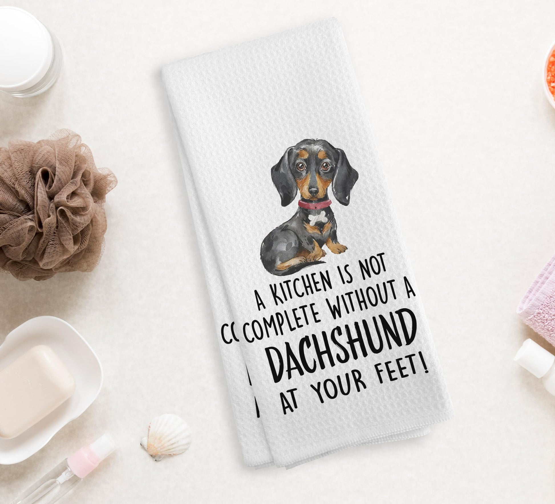 Dachshund Kitchen or Bath Tea Towels The Dachshund Zone