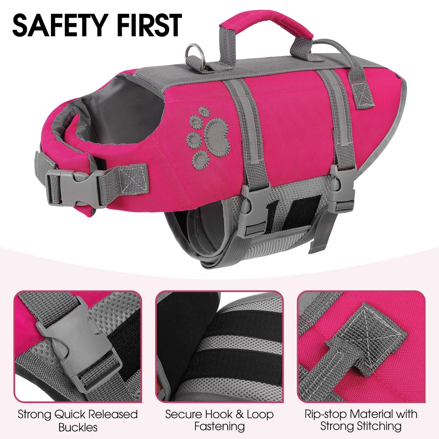 Queenmore Small Dog Life Jacket, Ripston Puppy Life Vest The Dachshund Zone