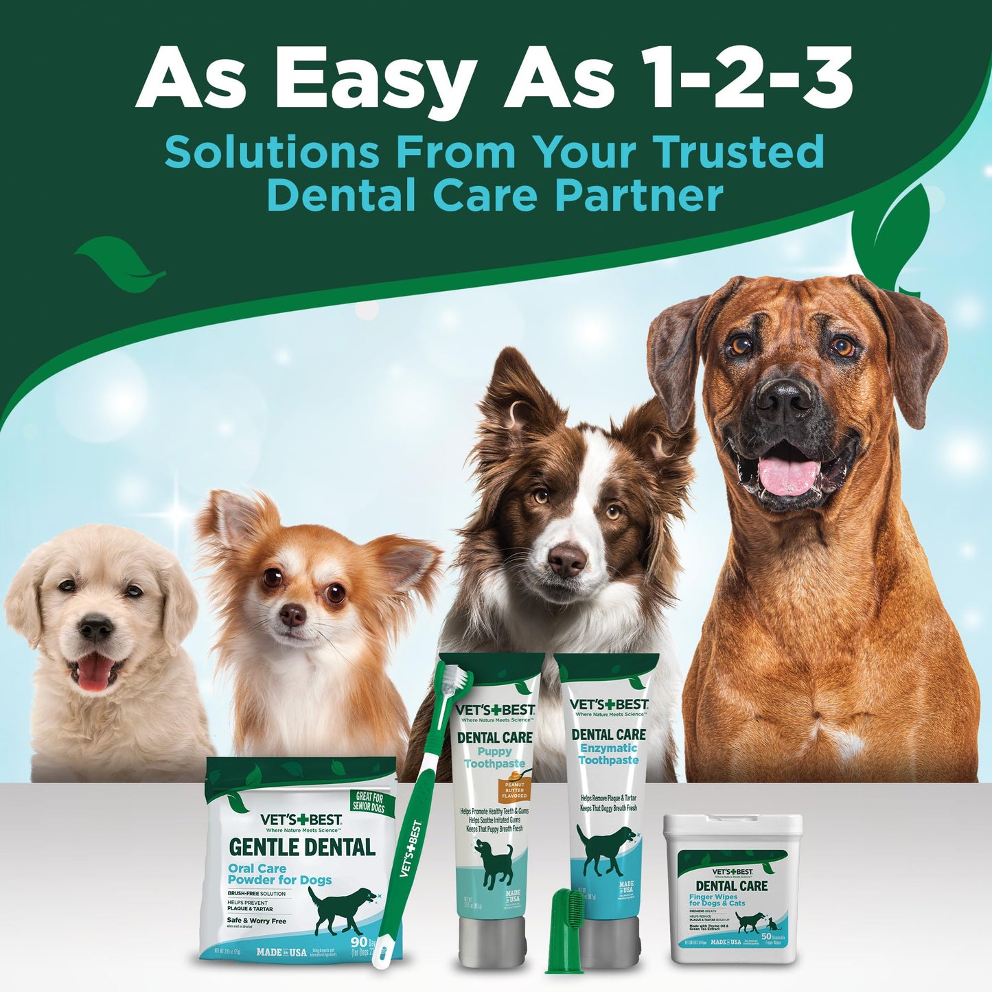 Vet's Best Dog Toothpaste & Dog Toothbrush, Dental Kit The Dachshund Zone