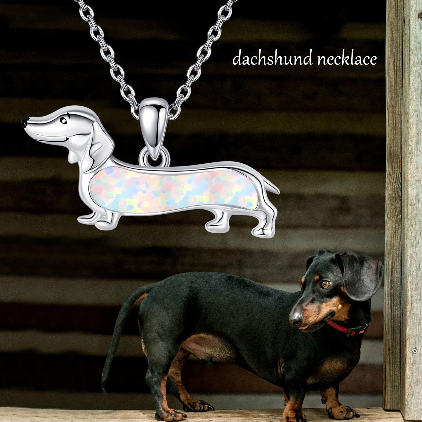 Dachshund Necklace Sterling Silver The Dachshund Zone
