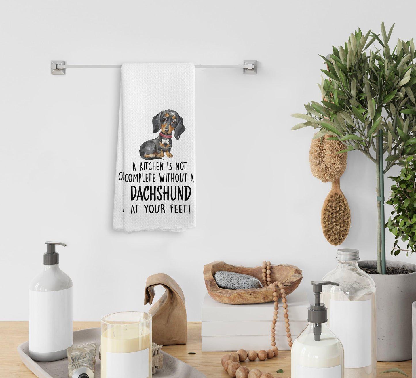 Dachshund Kitchen or Bath Tea Towels The Dachshund Zone