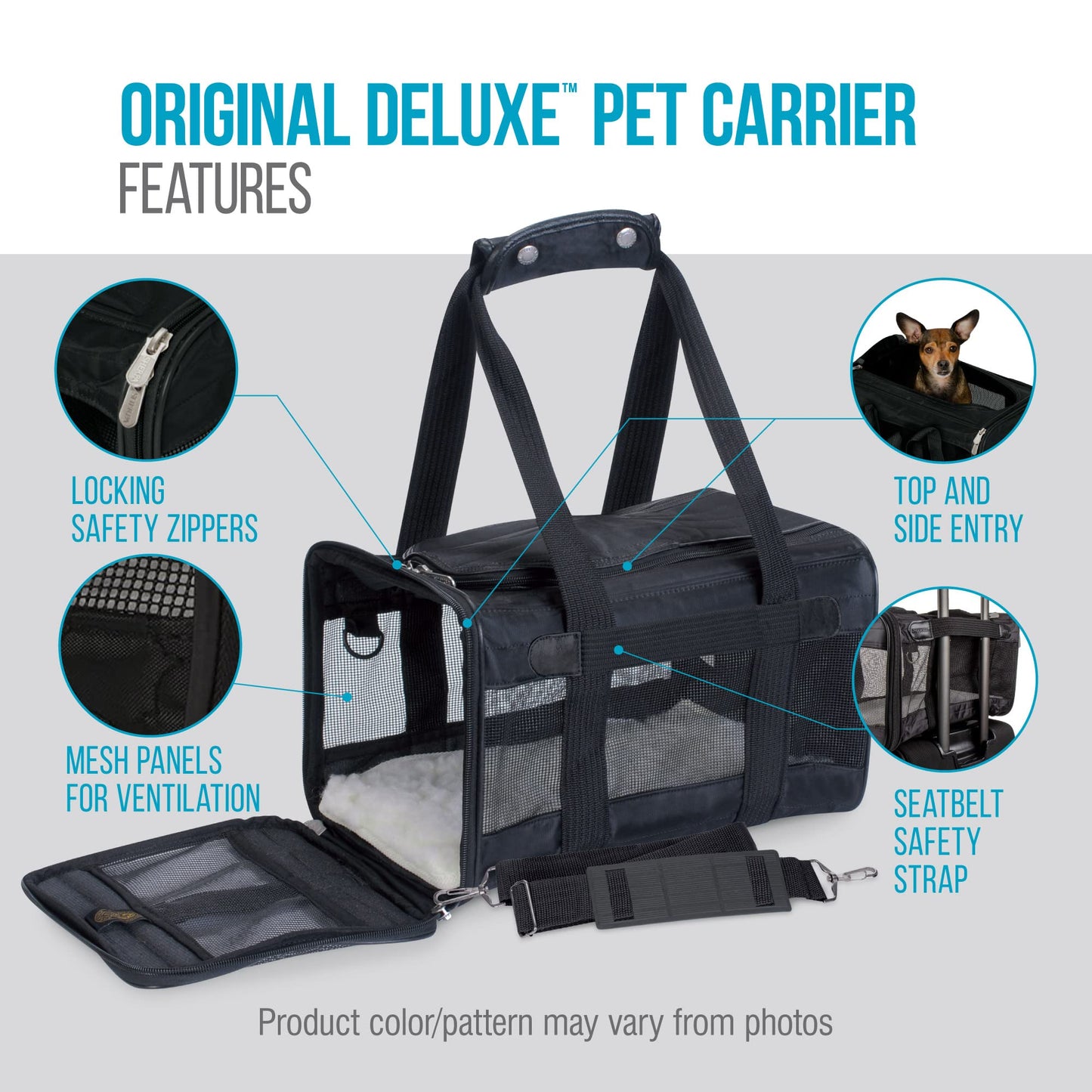 Sherpa Original Deluxe Travel Pet Carrier, Airline Approved The Dachshund Zone