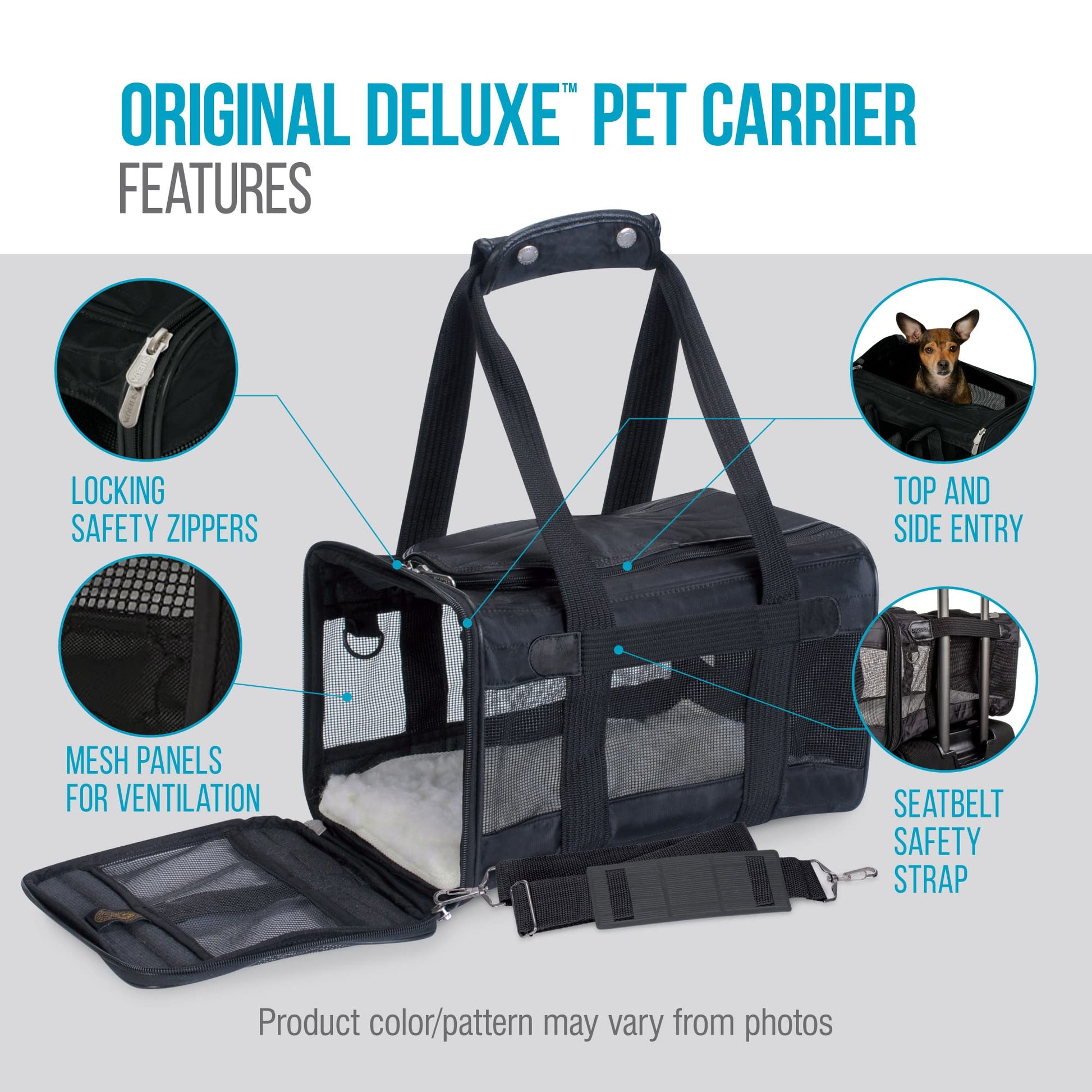 Sherpa Original Deluxe Travel Pet Carrier, Airline Approved The Dachshund Zone
