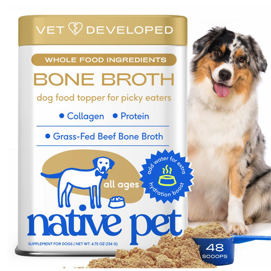 Native Pet Bone Broth for Dogs - Made with Real Beef Bone Broth The Dachshund Zone
