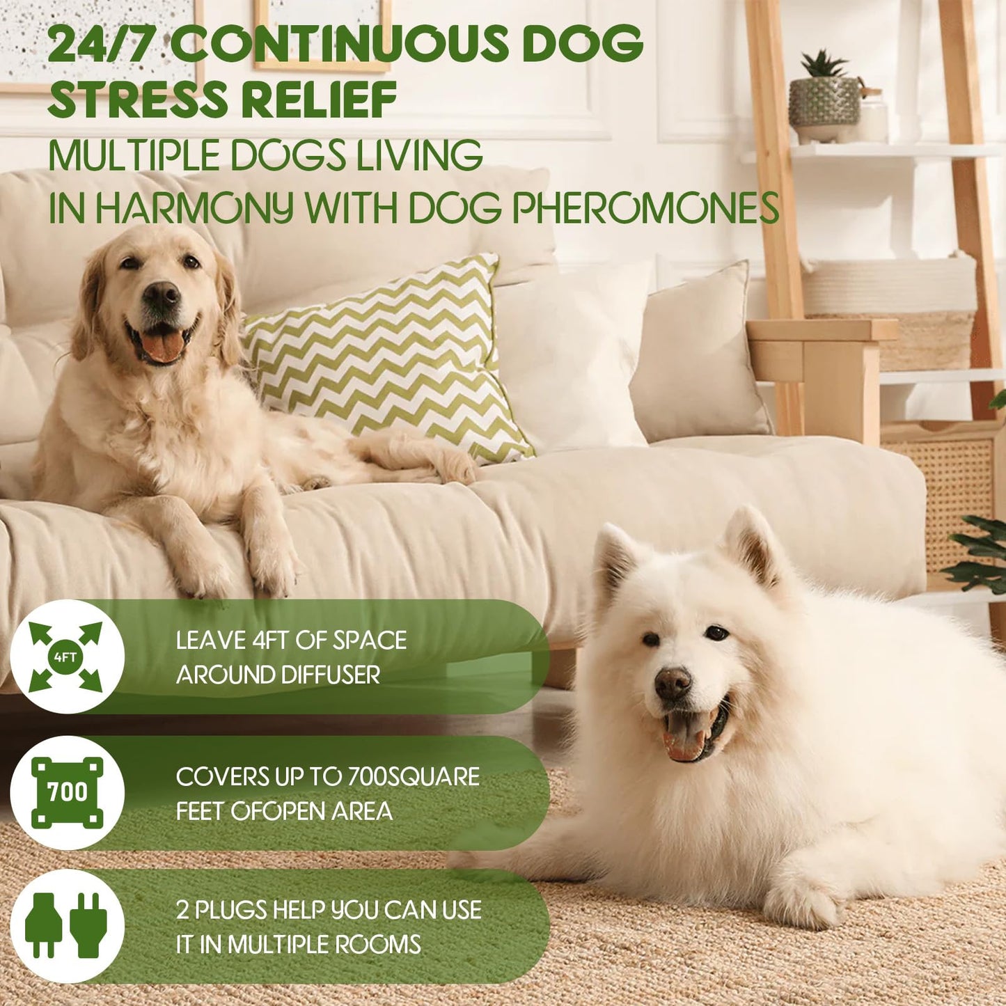 80S Pheromone Diffuser for Dogs, Dog Calming The Dachshund Zone