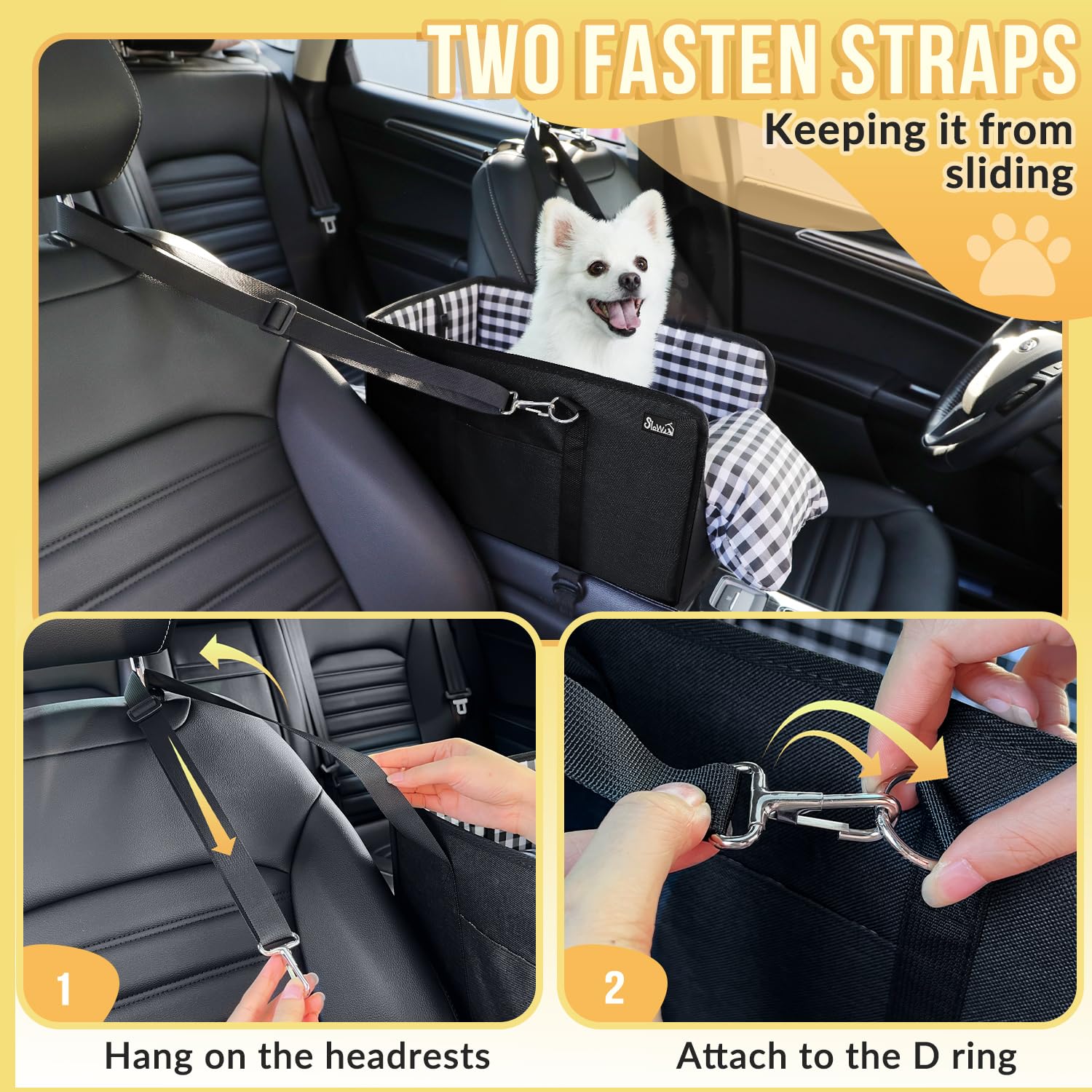 SlowTon Console Dog Car Seat The Dachshund Zone