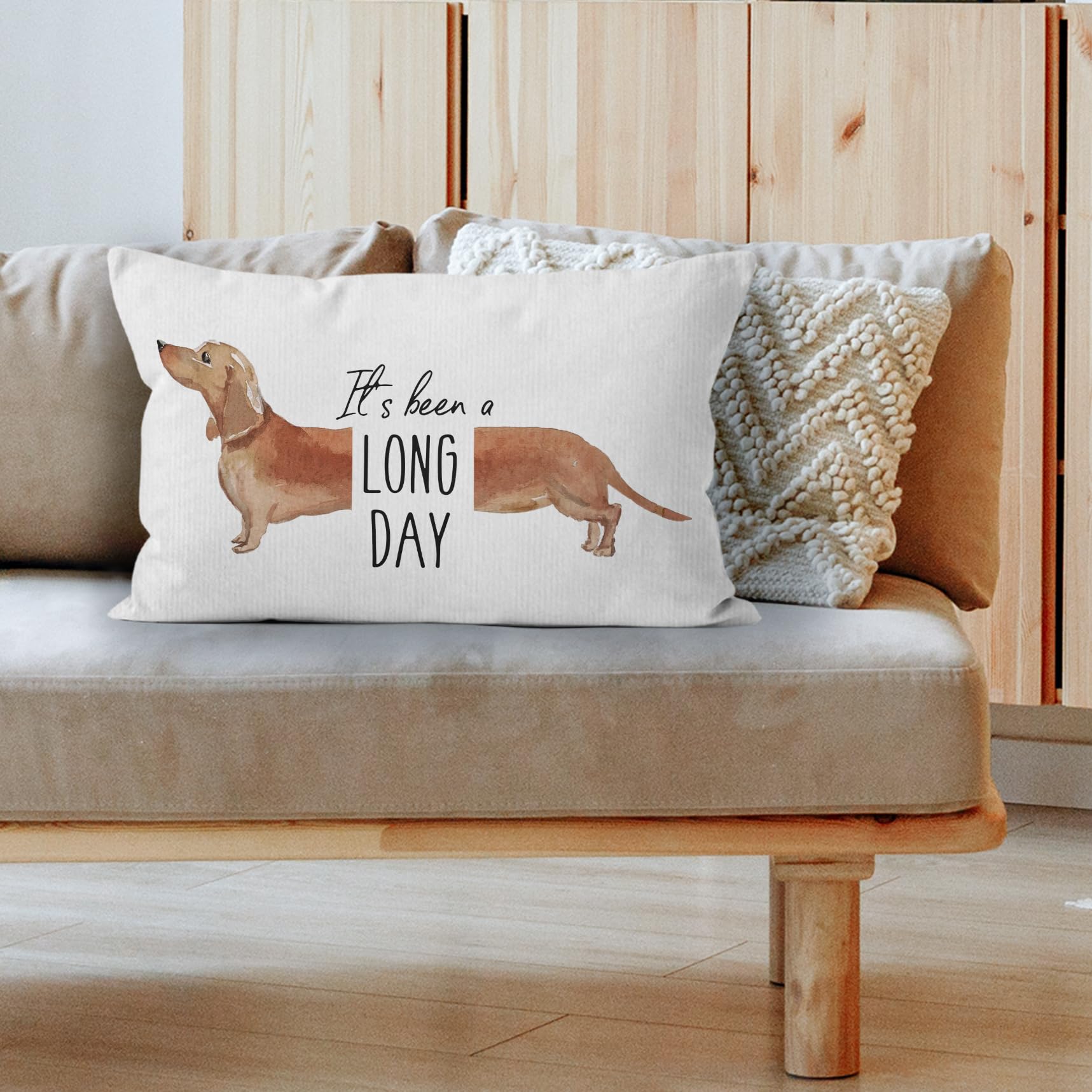 It's Been A Long Day Pet Dog Dachshund Decorative Pillowcase The Dachshund Zone