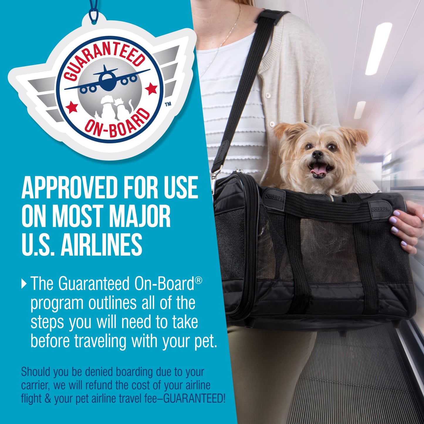 Sherpa Original Deluxe Travel Pet Carrier, Airline Approved The Dachshund Zone