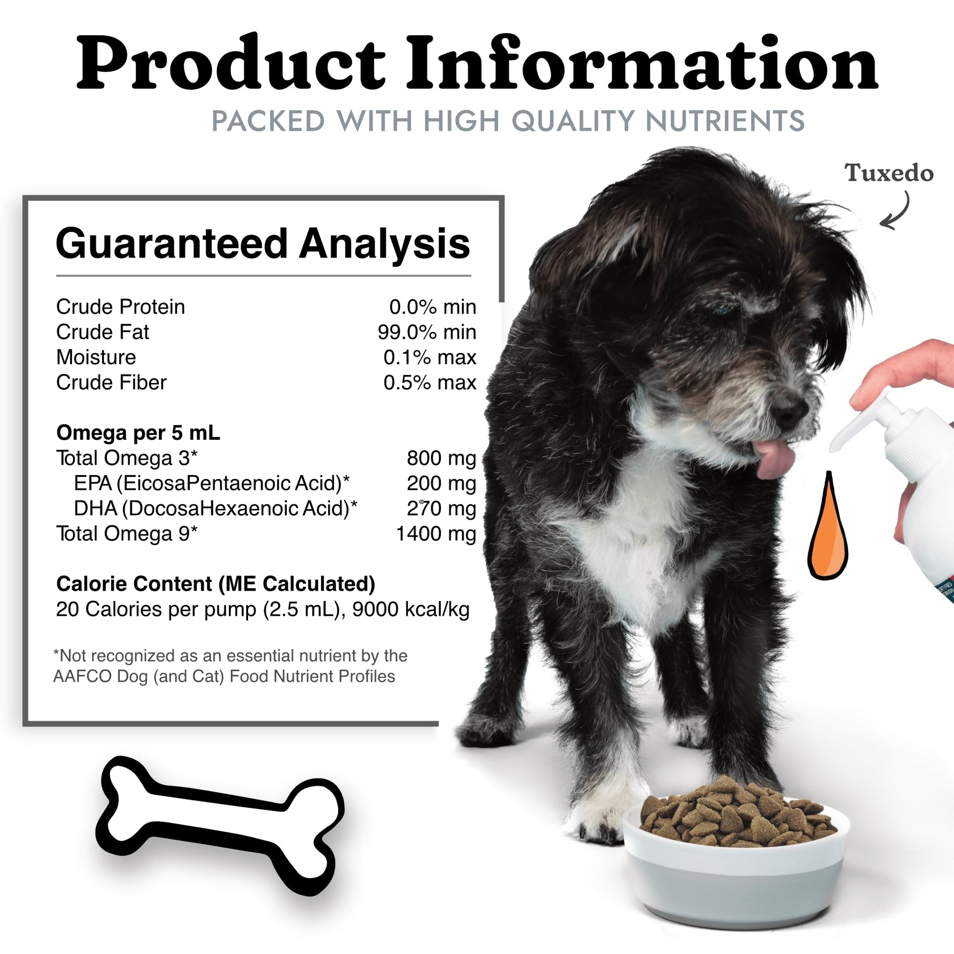 Salmon Oil for Dogs & Cats - Healthy Skin & Coat, Fish Oil, Omega 3 EPA DHA The Dachshund Zone
