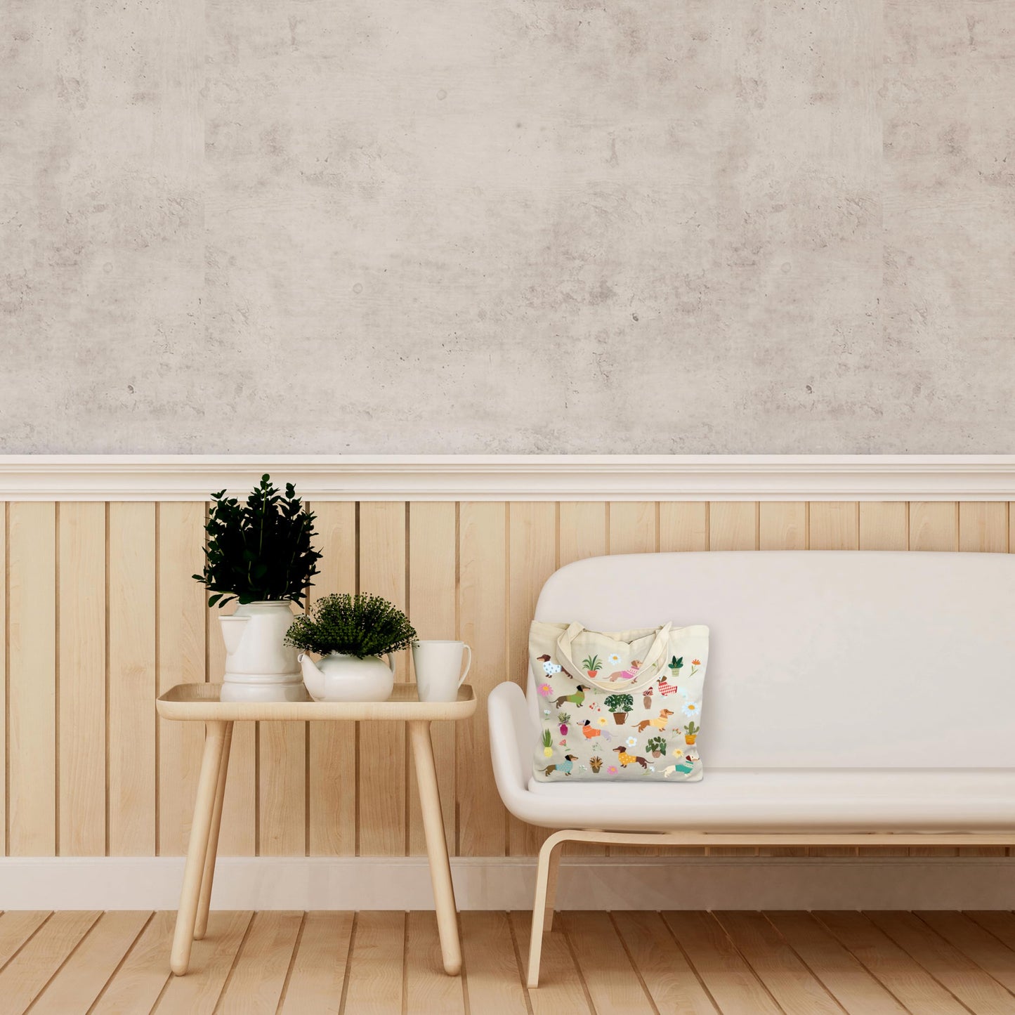 Dachshund Canvas Tote Bag The Dachshund Zone