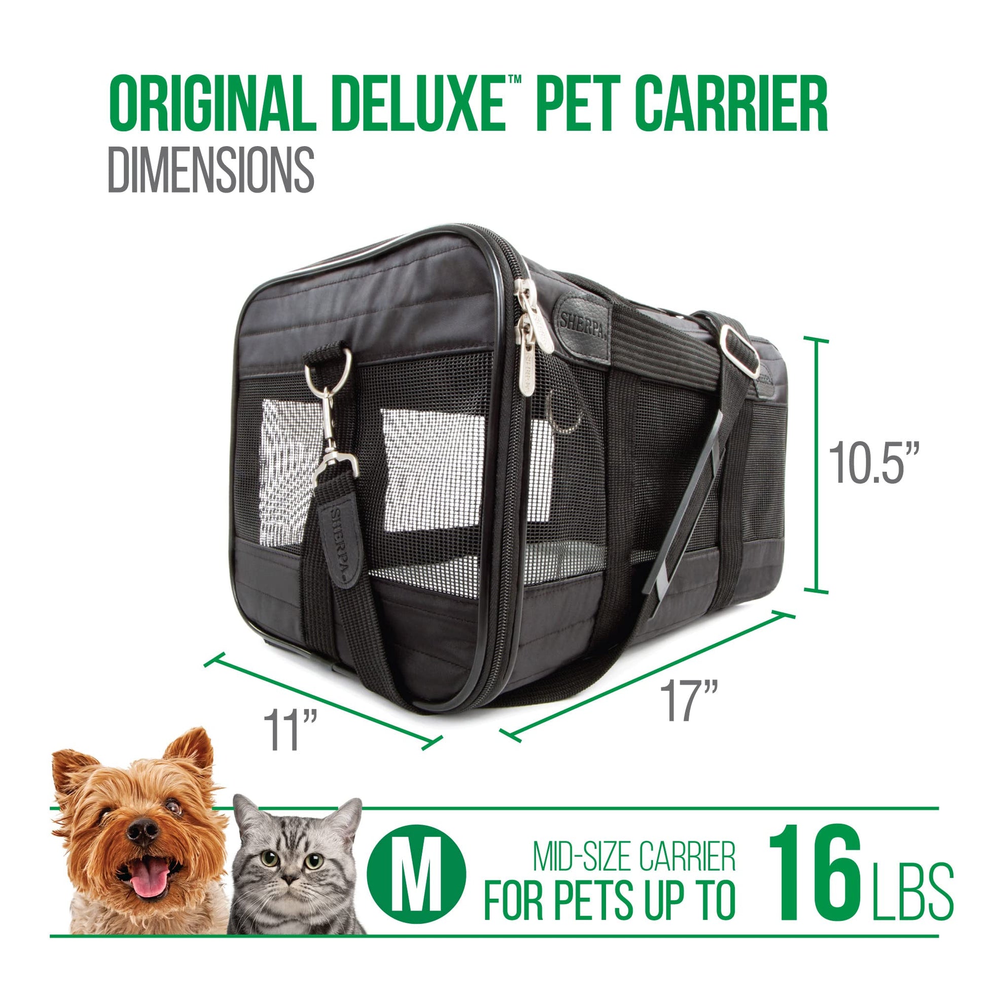 Sherpa Original Deluxe Travel Pet Carrier, Airline Approved The Dachshund Zone