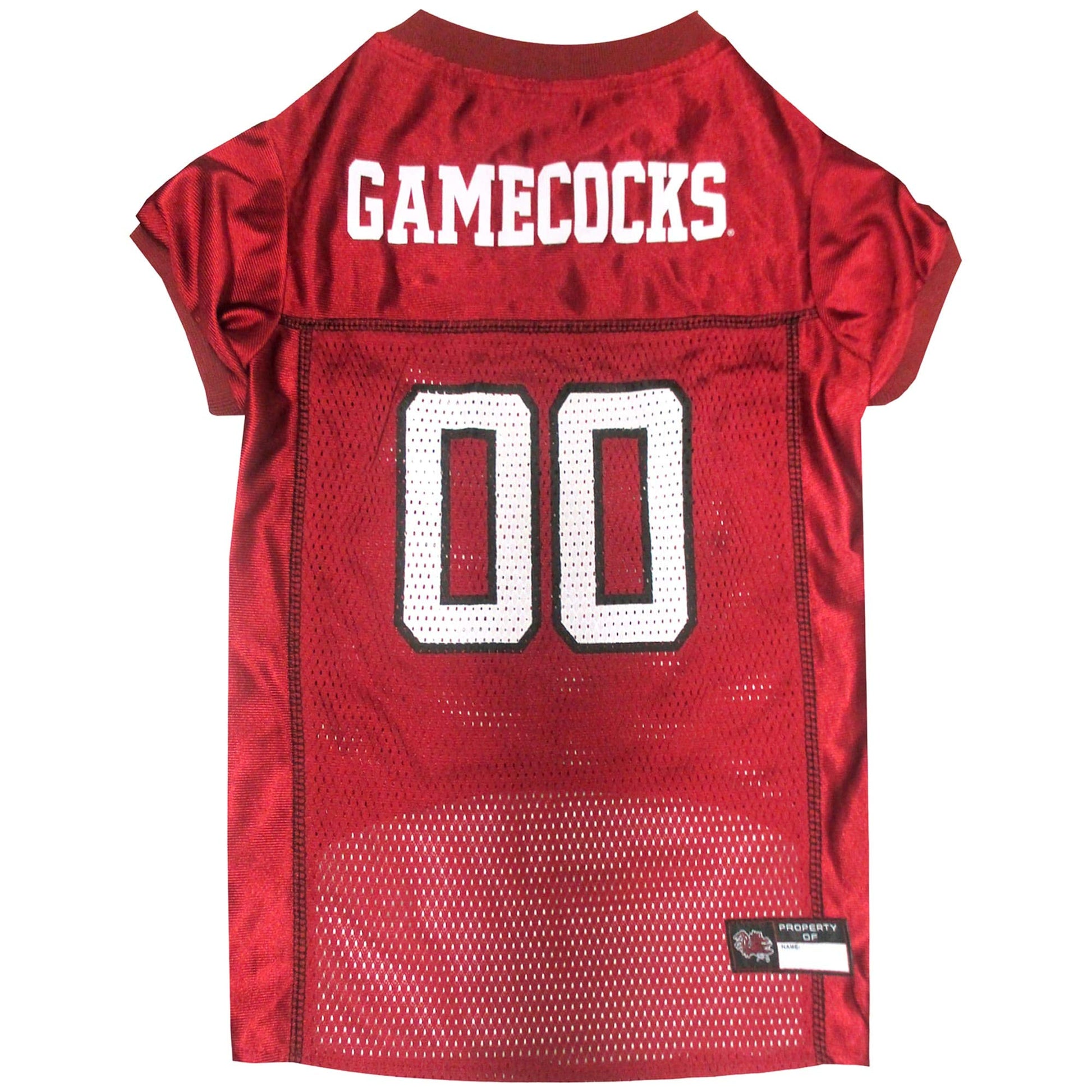 Pets First NCAA College South Carolina Gamecocks Mesh Jersey for DOGS & CATS, X-Small.Licensed Dog Jersey with your Favorite Football/Basketball College Team The Dachshund Zone