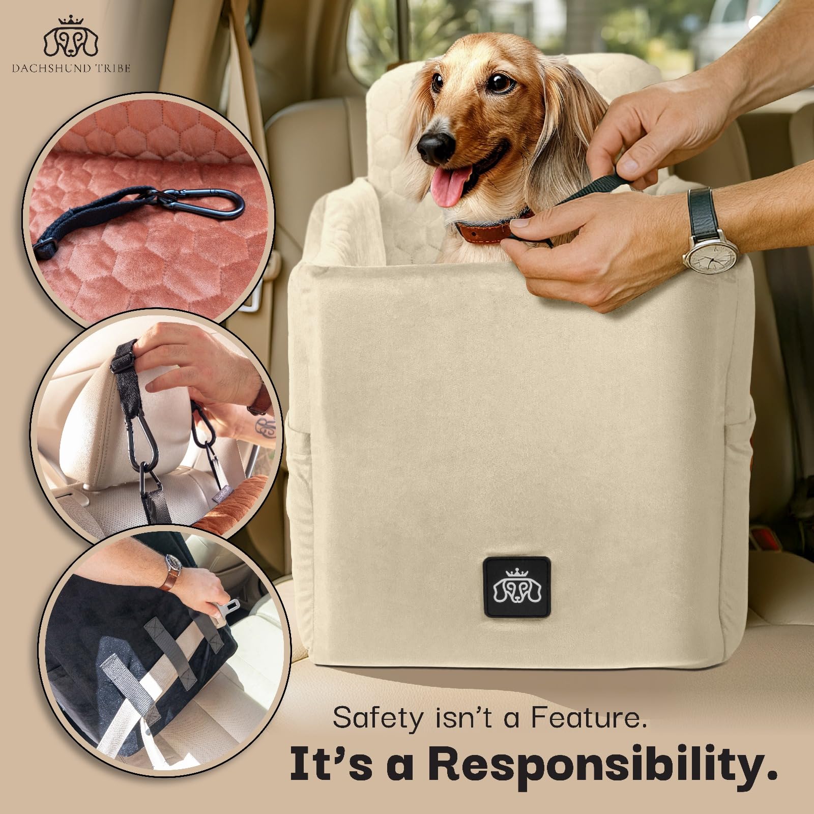 Dachshund Tribe Dog Car Seat for Small Dogs The Dachshund Zone