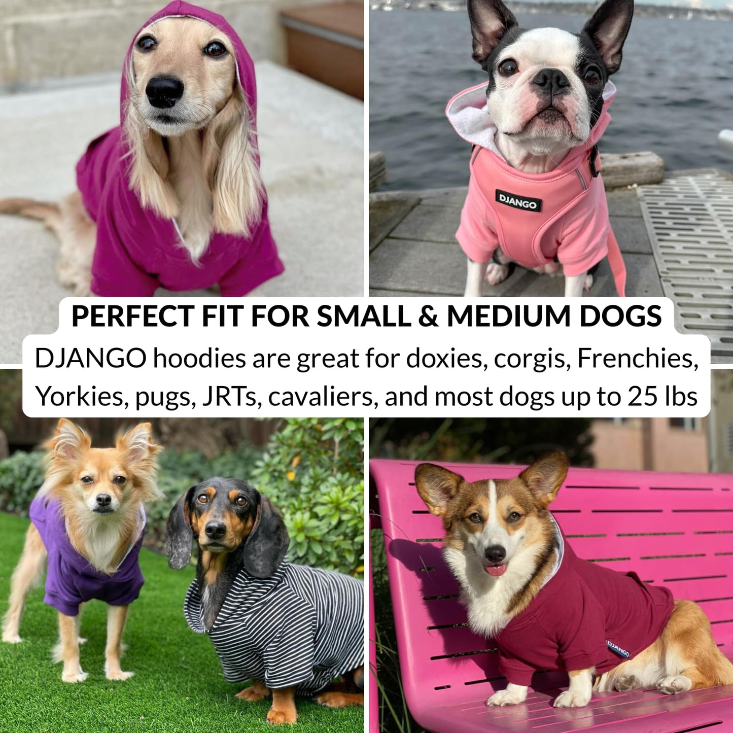 Dog Hoodie – Warm Winter Dog Sweater & Fully Lined The Dachshund Zone