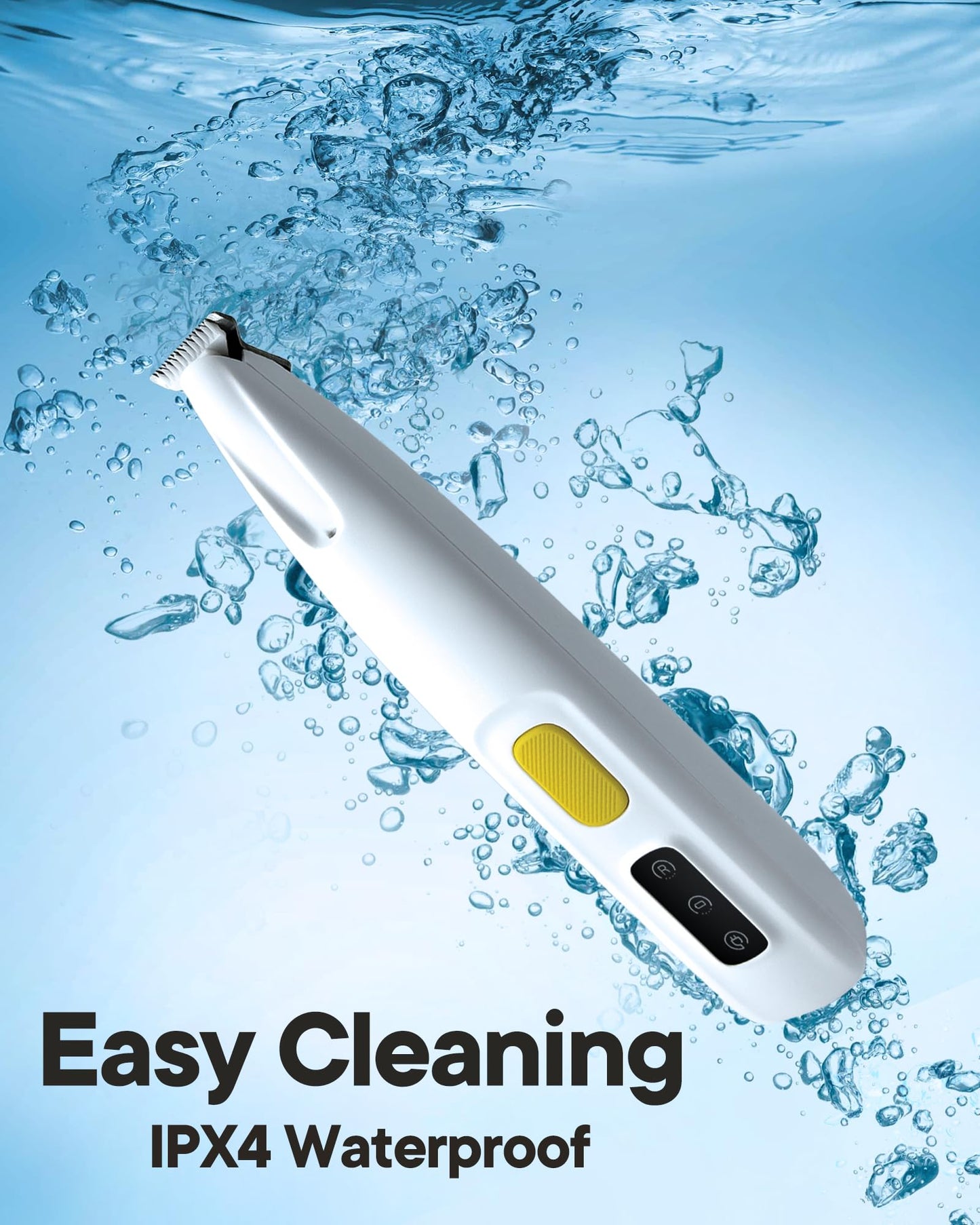 FURBONA Upgraded Dog Paw Trimmer with LED Light, 18 mm Widen Blade, 35 dB Low Noise, LED Display, Fully Waterproof, Rechargeable Clipper for Dogs Cats Trimming Paws, Eyes, Ears, Face, and Rump The Dachshund Zone