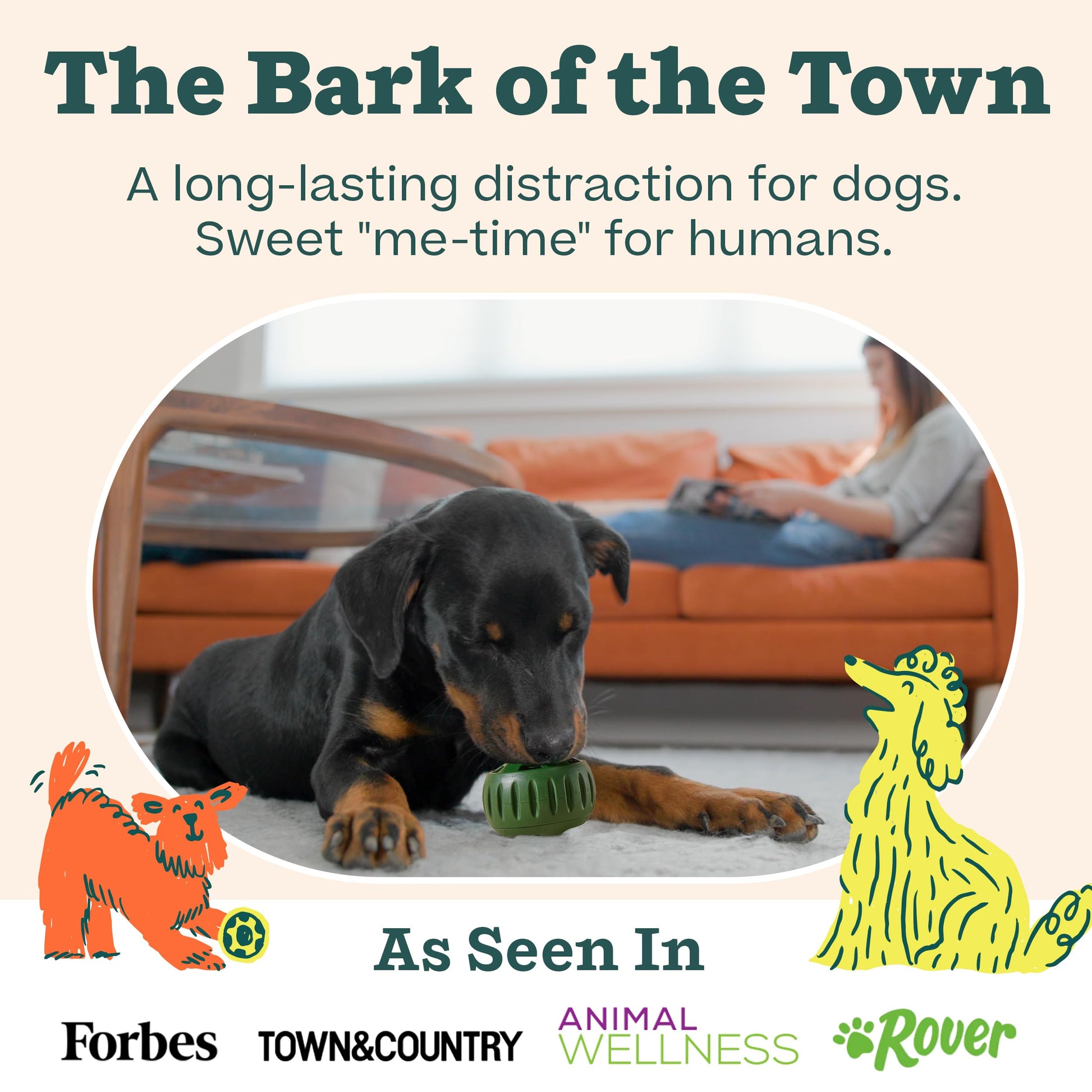 WOOF Starter Pack - Interactive Dog Toys for Boredom The Dachshund Zone