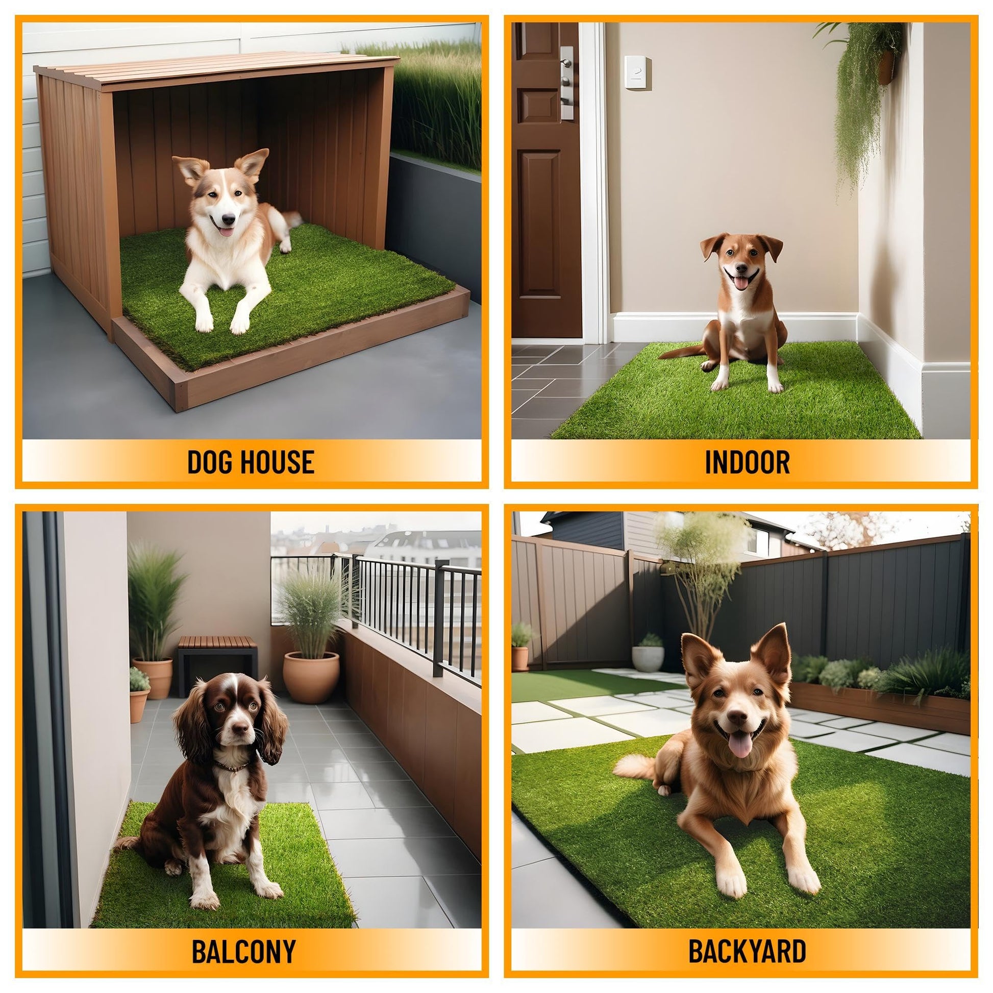 Ottomanson Artificial Grass Puppy Potty Training Pad with Tray, 15" x 30" Reusable Pee Pad The Dachshund Zone