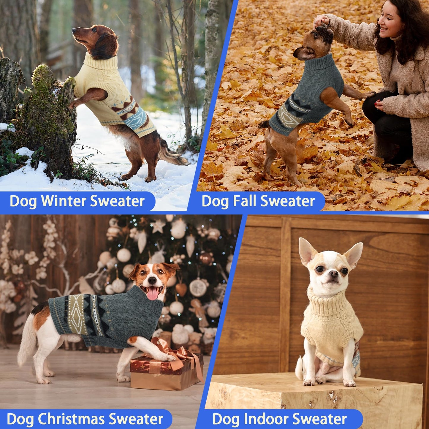 Windproof Dog Sweater Stretchy Medium Dog Sweater for Chilly Day The Dachshund Zone