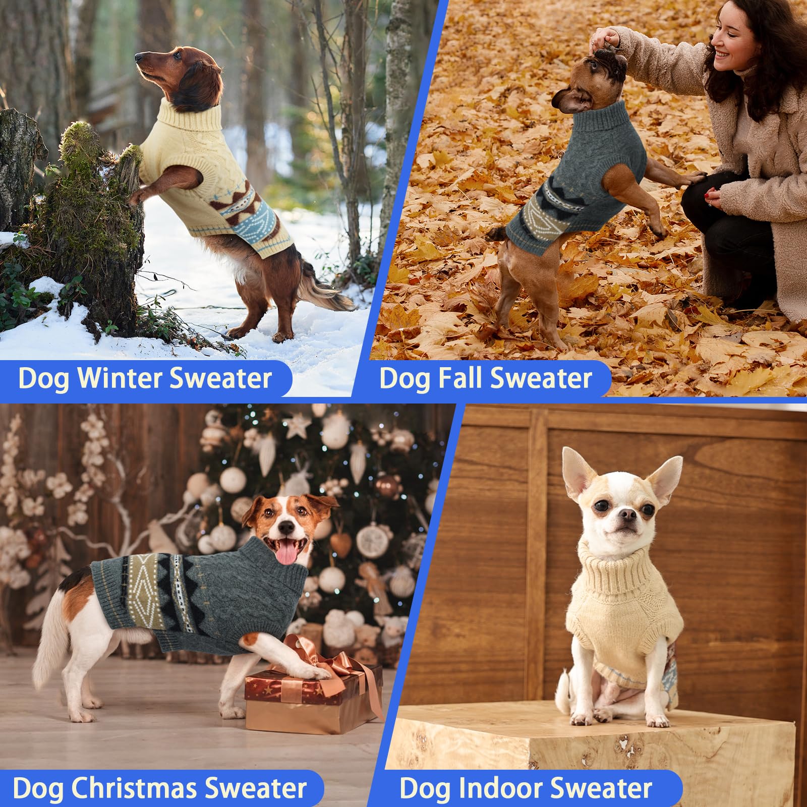 Windproof Dog Sweater Stretchy Medium Dog Sweater for Chilly Day The Dachshund Zone