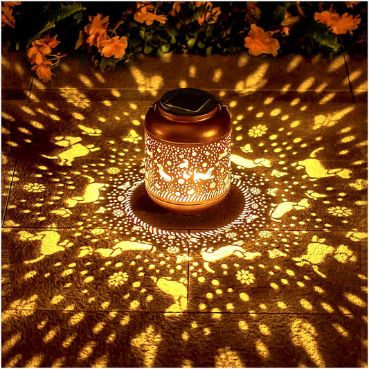 Dachshund Dog Solar Lanterns Outdoor Waterproof Hanging Solar Lights Dog Gifts for Women/Men/Dachshund Dog Lovers Gifts Metal Decorative LED Lanterns for Garden Decor,Patio,Lawn,Pathway,Yard The Dachshund Zone