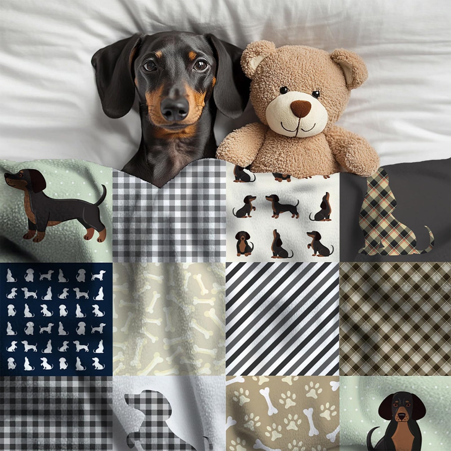 Mokukenren Dachshund Blanket The Dachshund Zone