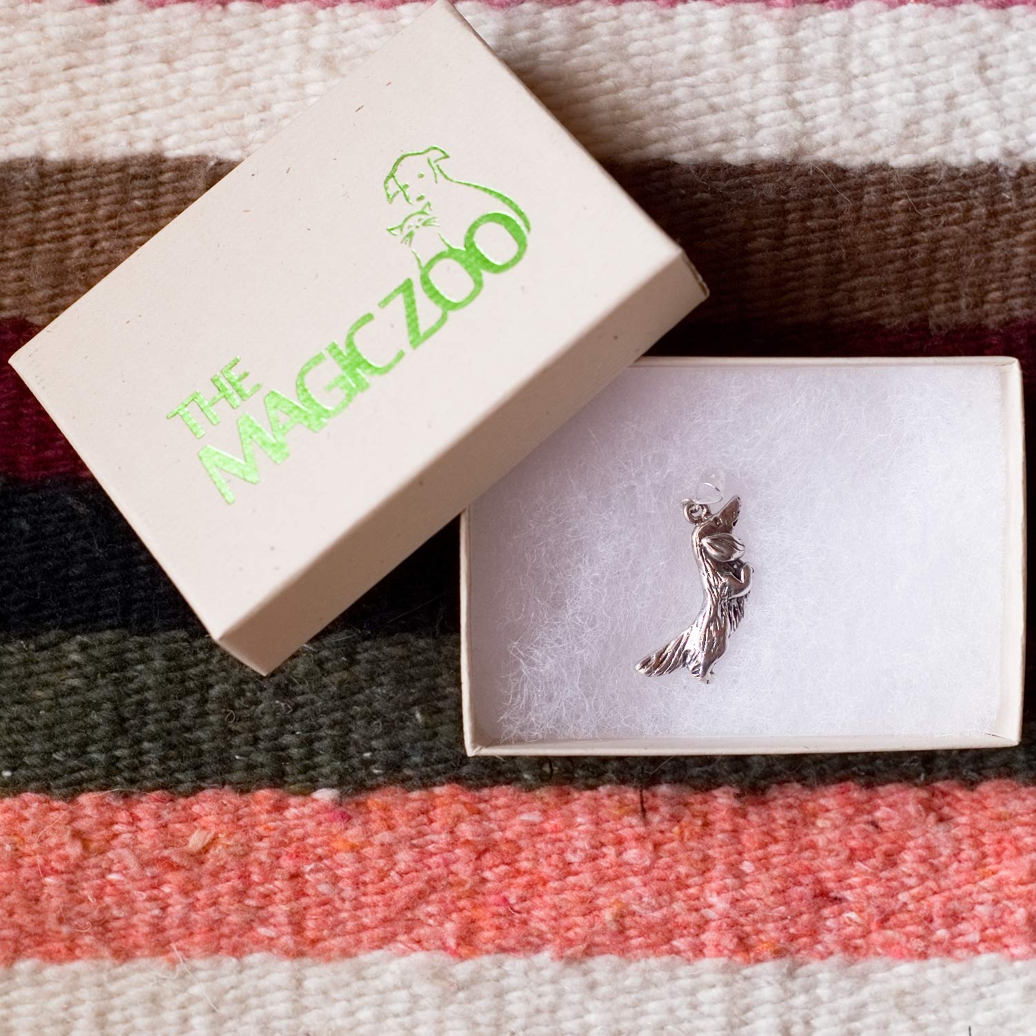 Sterling Silver Long Haired Dachshund Pendant for Necklace The Dachshund Zone