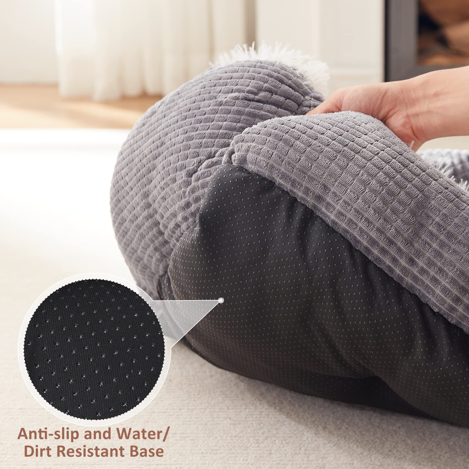 Dog Beds for Small Dogs, Rectangle Cave Hooded Blanket Puppy Bed The Dachshund Zone