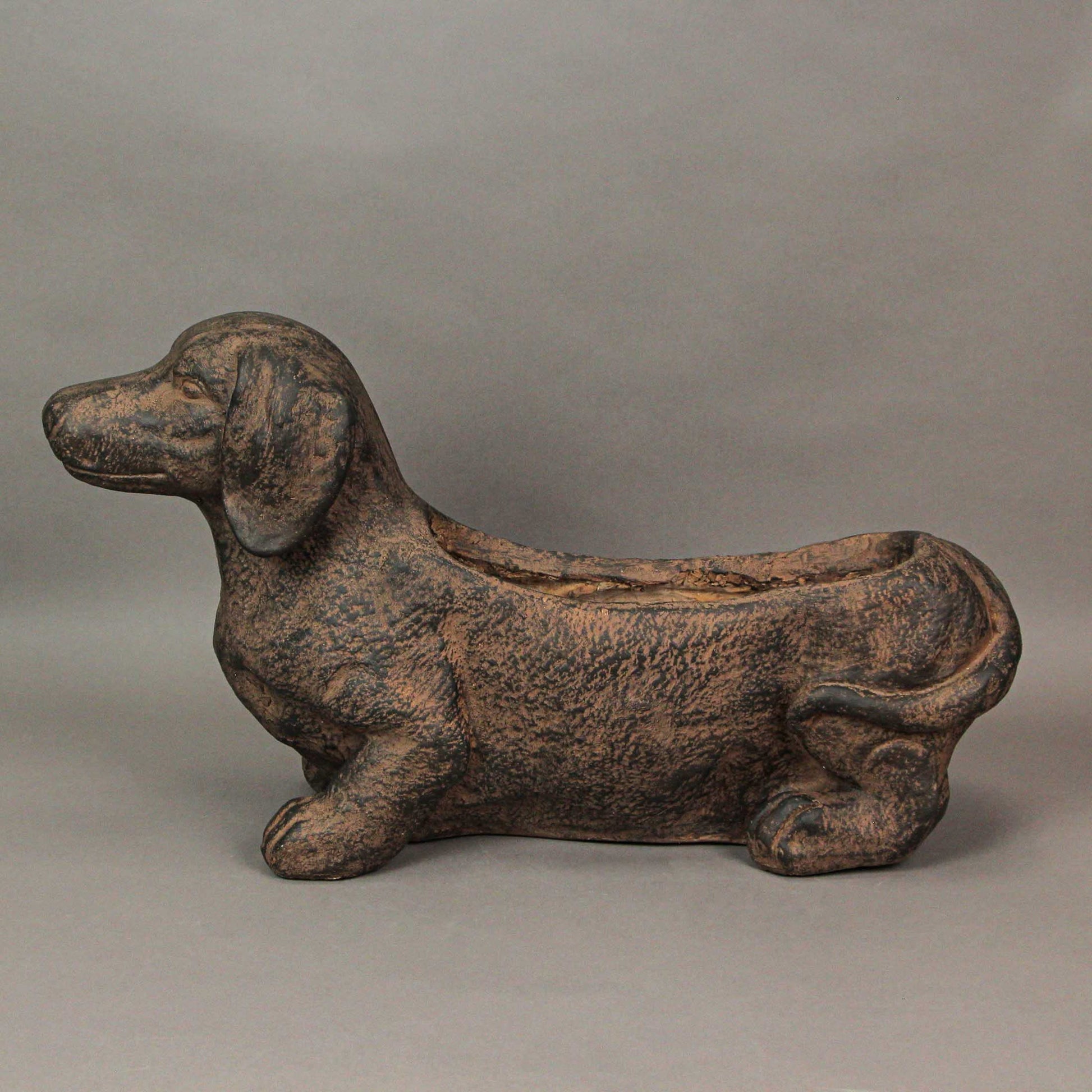 Whimsical Dachshund Dog Resin Planter The Dachshund Zone