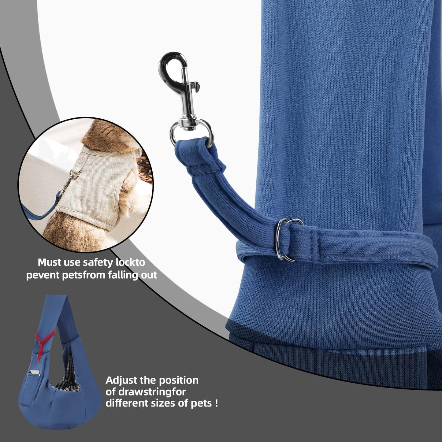 Dog Carrier Sling - Reversible Puppy Carrier Purse with Storage Pocket, Hands-Free The Dachshund Zone