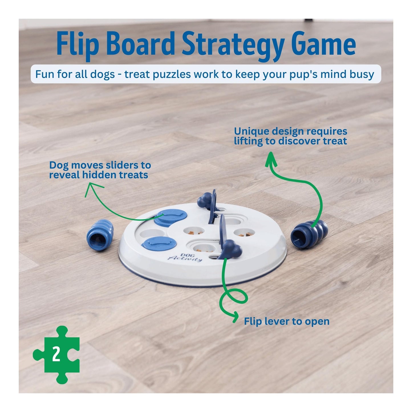 TRIXIE Flip Board Dog Enrichment Toy The Dachshund Zone