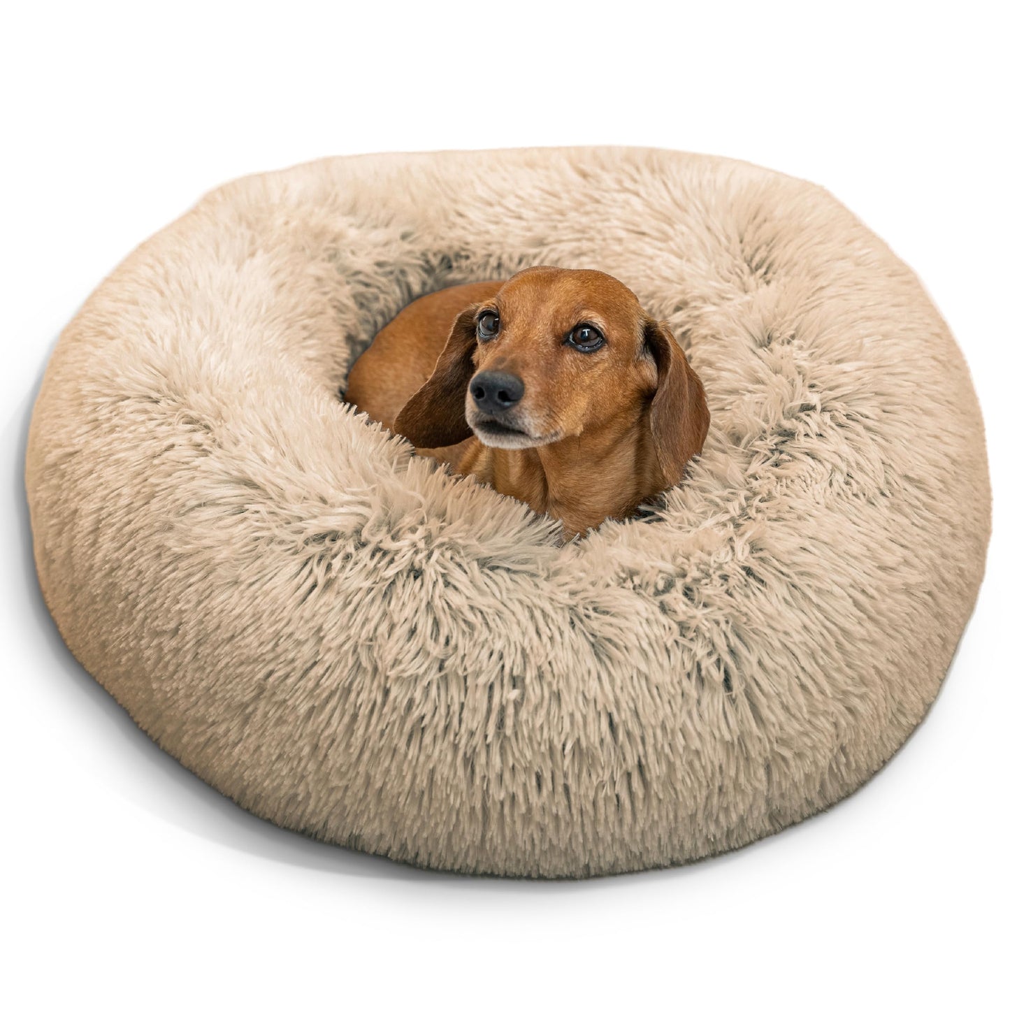 Best Friends by Sheri Original Calming Donut Dog Bed The Dachshund Zone
