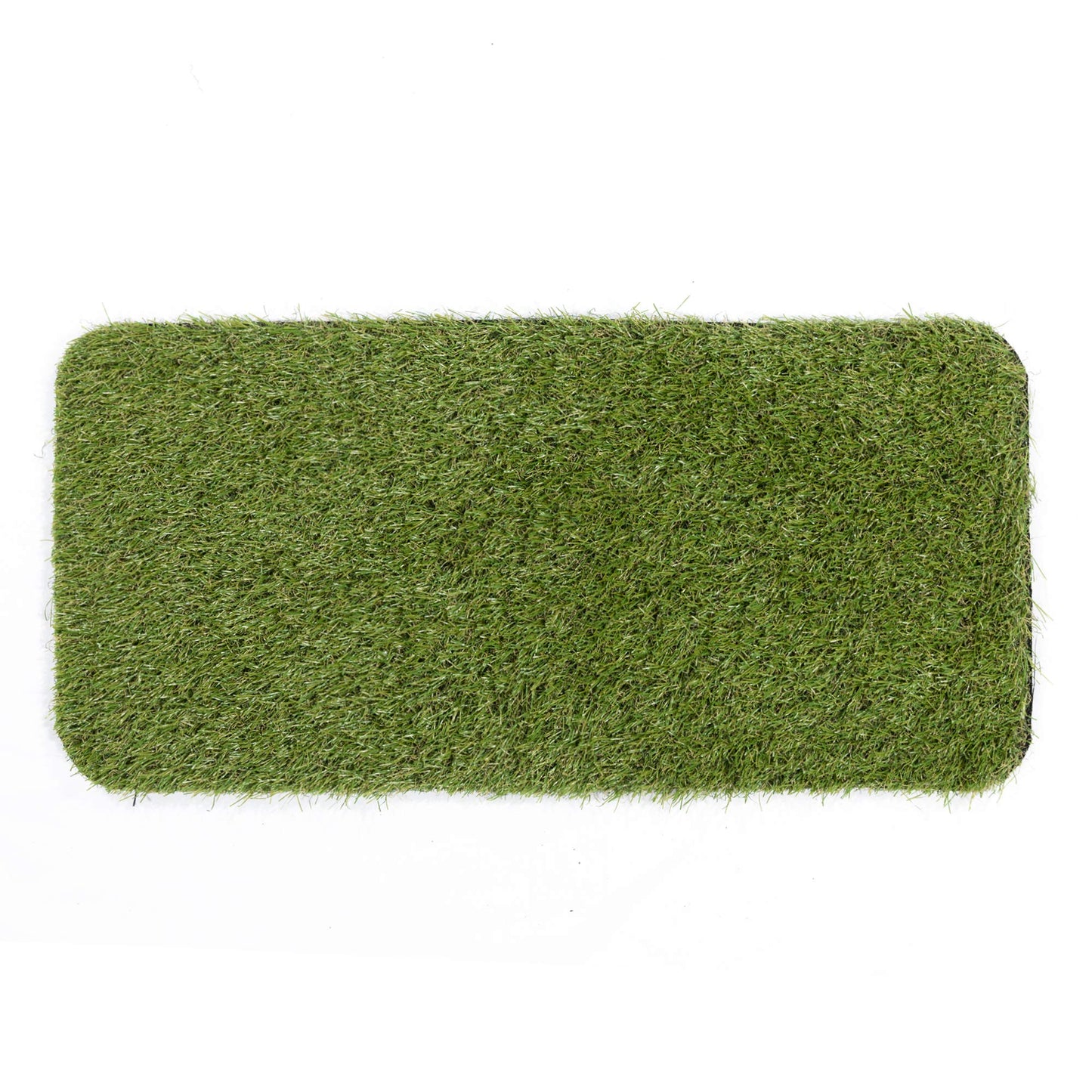 Ottomanson Artificial Grass Puppy Potty Training Pad with Tray, 15" x 30" Reusable Pee Pad The Dachshund Zone