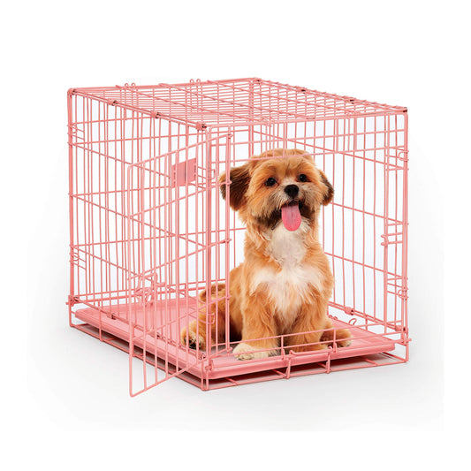 24-Inch Pink Fashion Crate The Dachshund Zone