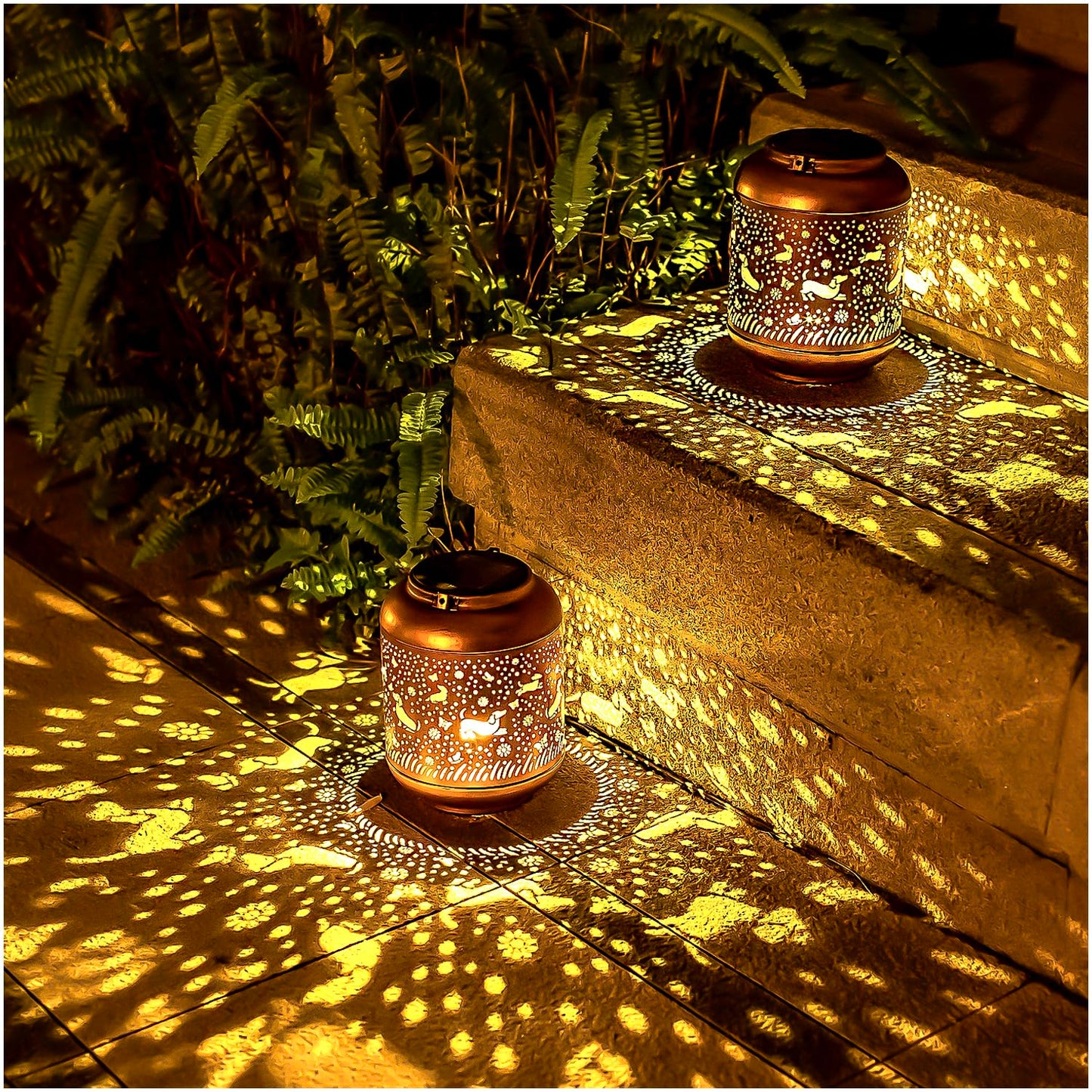 Dachshund Dog Solar Lanterns Outdoor Waterproof Hanging Solar Lights Dog Gifts for Women/Men/Dachshund Dog Lovers Gifts Metal Decorative LED Lanterns for Garden Decor,Patio,Lawn,Pathway,Yard The Dachshund Zone