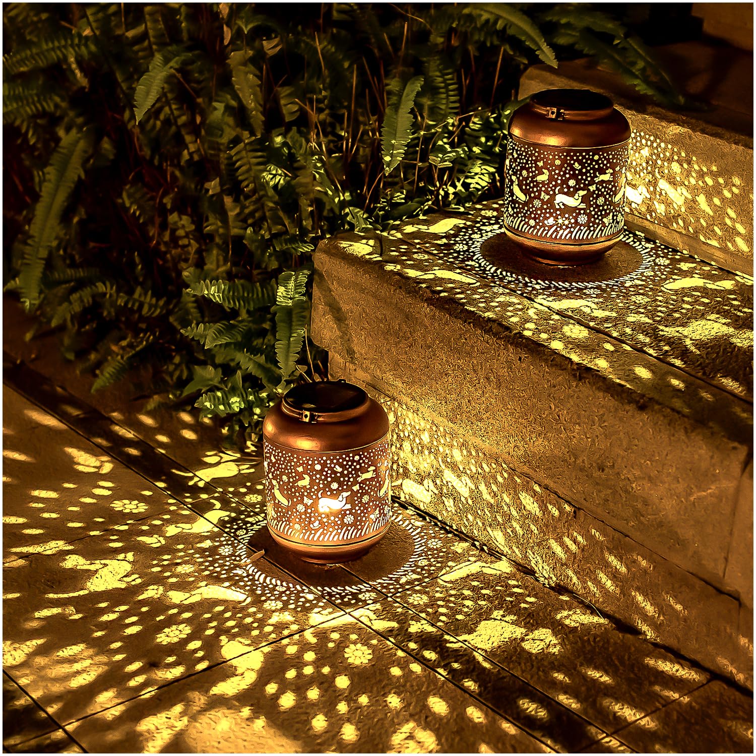 Dachshund Dog Solar Lanterns Outdoor Waterproof Hanging Solar Lights Dog Gifts for Women/Men/Dachshund Dog Lovers Gifts Metal Decorative LED Lanterns for Garden Decor,Patio,Lawn,Pathway,Yard The Dachshund Zone