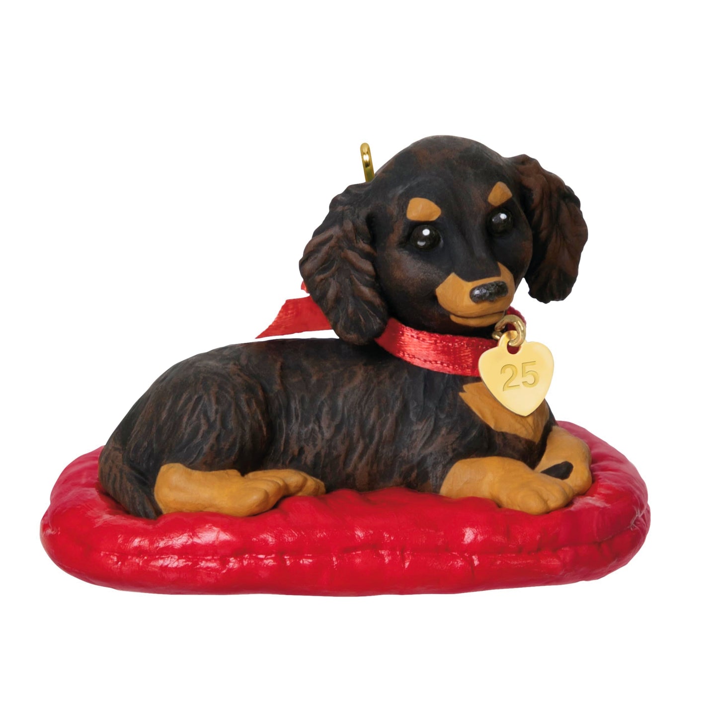 Hallmark Keepsake Christmas Ornament 2025, Puppy Love Long-Haired Dachshund 2025, Gifts for Animal Lovers The Dachshund Zone